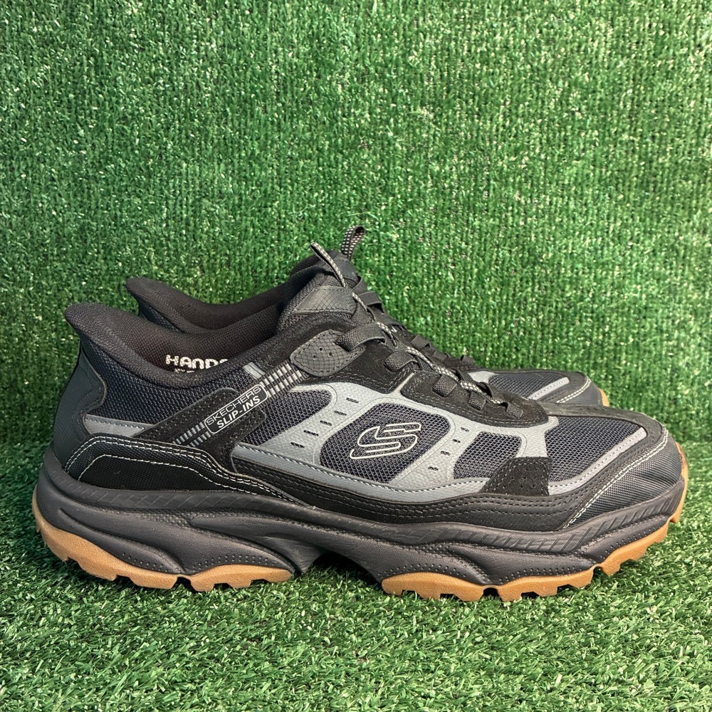Skechers Slip-ins Hands Free Vigor AT Air-Cooled Athletic Sneakers Black Mens 14